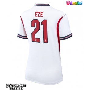 Anglie Eberechi Eze #21 Dámské Domácí Dres MS 2026 Krátký Rukáv Anglie Eberechi Eze #21 Dámské Domácí Dres MS 2026 Krátký Rukáv